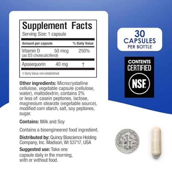 Prevagen Professional Formula 40mg, 30 Capsules |1 Pack| with Apoaequorin & Vitamin D with Attractive and Stackable Prevagen Storage Box