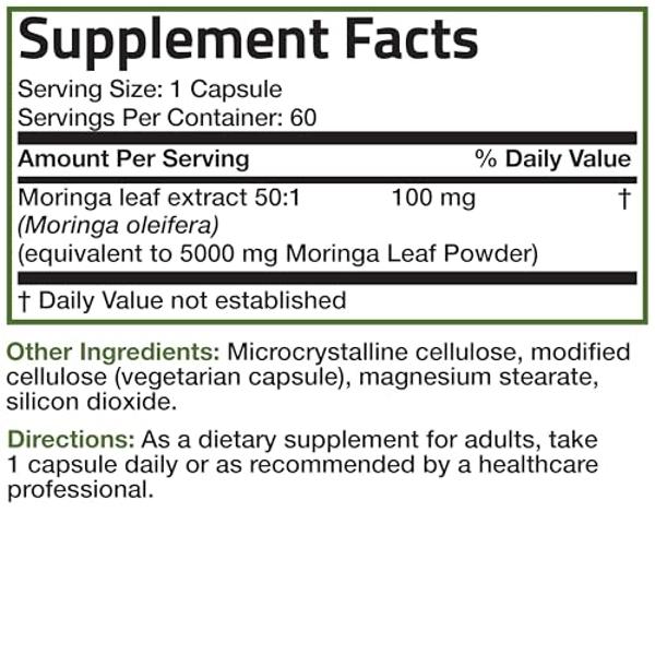 Bronson Morgina Extra Strength Complete Green Superfood, Non-GMO, 60 Vegetarian Capsules …