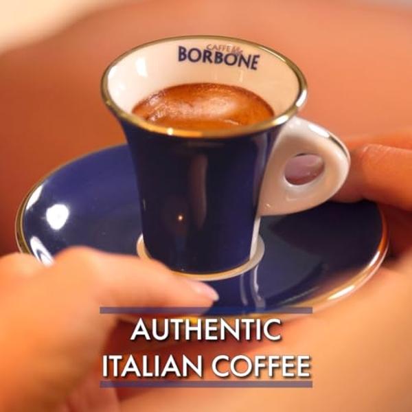 Caffe Borbone Whole Bean Coffee, Medium Roast Arabica and Robusta Blend, Crema Superiore, Rich and Smooth Italian Coffee, 2.2 lb Bag