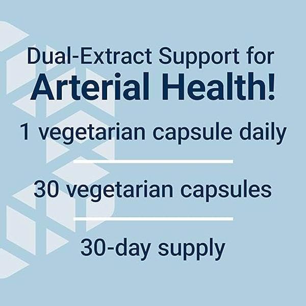Life Extension Arterial Protect - Blood Pressure Supplement for Heart Health - with gotu kola and Pycnogenol dried French maritime pine bark extracts - Gluten-Free, Non-GMO, Vegeta