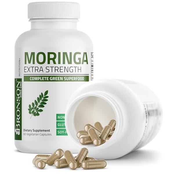 Bronson Morgina Extra Strength Complete Green Superfood, Non-GMO, 60 Vegetarian Capsules …
