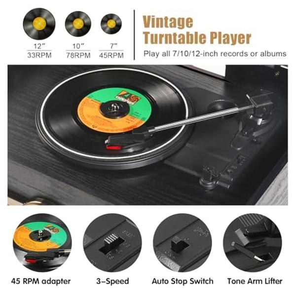 Pyle Phono Turntable Preamp - Mini Stereo Preamplifier with 9V Battery - 12V DC Power Adapter - RCA Input/Output - Low Noise - Ideal for Phonograph and Vinyl - PP555