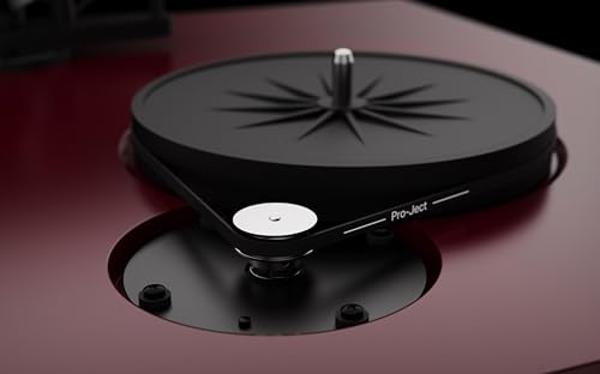 Crosley CR6043A-NA Brio Bluetooth Turntable Shelf System with Included Speakers, Natural