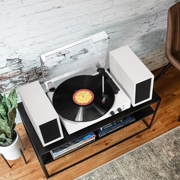 TECHNICS Turntable Dust Cover for SL-1200 / SL-1210 & Pioneer PLX-1000 Record Player Protector [Water Resistant, Antistatic, Black Premium Fabric] by DigitalDeckCovers