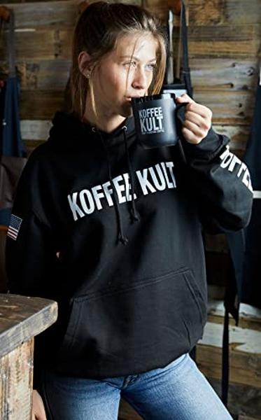 Koffee Kult Dark Roast Whole Bean Coffee, Small Batch 100% Arabica Gourmet Blend, Smooth and Well Balanced, Artisan Roasted in 32oz, Resealable Package.