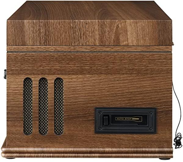 Record Player Stand with Vinyl Storage for up to 200 Albums, Turntable Stand with Record Holder Display Shelf