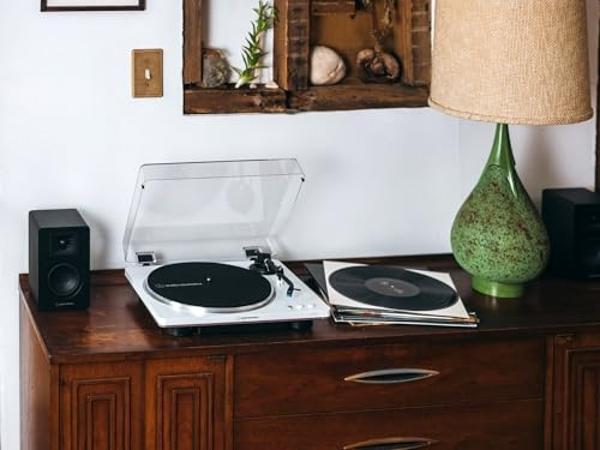 Audio-Technica AT-LP70X Automatic Turntable (White/Silver)