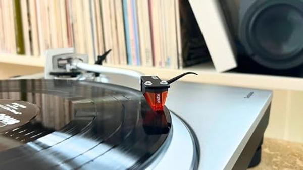 Ortofon 2M Bronze Premounted - 2M Bronze Pickup Mounted on SH-4 Black Headshell | Easy Mount on S-shaped Tone Arms | Bronze/Black