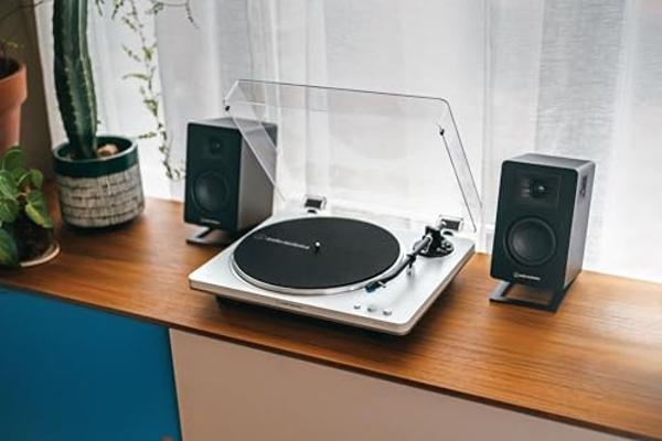 Audio-Technica AT-LP70X Automatic Turntable (White/Silver)
