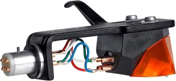 Ortofon 2M Bronze Premounted - 2M Bronze Pickup Mounted on SH-4 Black Headshell | Easy Mount on S-shaped Tone Arms | Bronze/Black