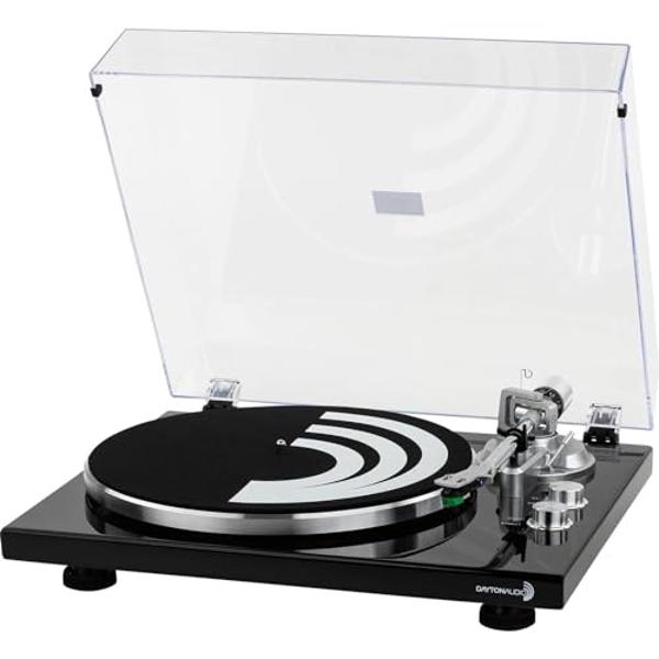 Technics Turntable, Premium Class HiFi Record Player with Coreless Direct, Stable Playback, Audiophile-Grade Cartridge and Auto-Lift Tonearm, Dustcover Included – SL-100C, Black (S