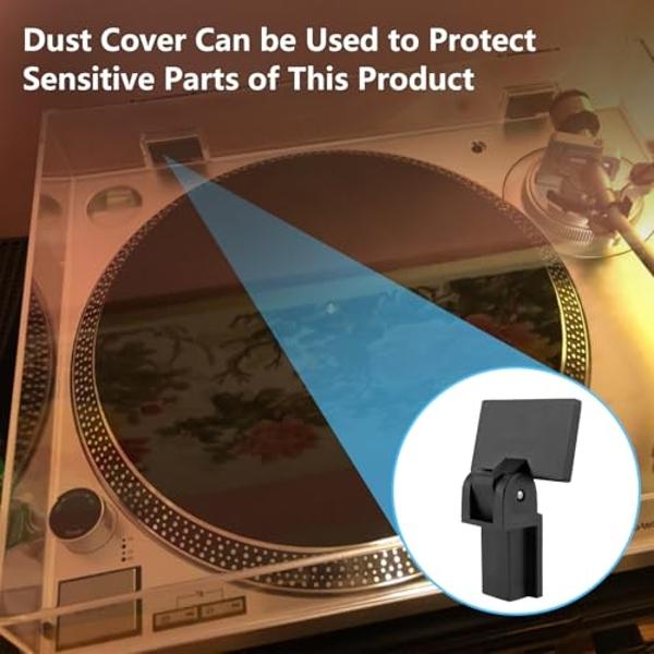 Sxkxm Dust Cover Hinge Compatible with Audio Technica Models AT-PL120, AT-LP120-USB, AT-LP60X, at-LP5. Also Fit for Sony Models PS-HX500, Dual CS 429, Turntable Dust Cover Hinge Re