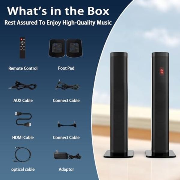 LG S20A 2.0 ch. Soundbar, Dolby Digital, TV Synergy, Wow Interface, DTS Digital Surround (New 2025 Model)