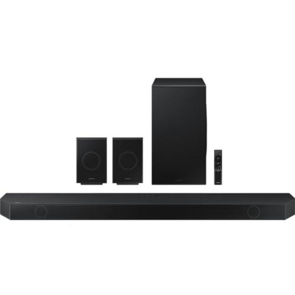 Samsung HW-Q990D Q-Series 11.1.4 ch. Wireless Dolby Soundbar with Q-Symphony (2024) (Renewed) Bundle with 2 Year Enhanced Protection Pack