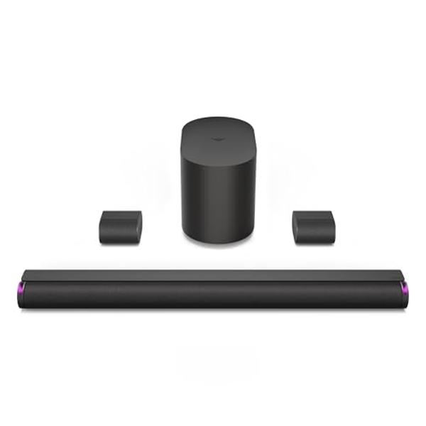 VIZIO 5.1.2 Elevate SE Soundbar, Wireless Subwoofer, Surround Sound w/Dolby Atmos & DTS:X, Bluetooth Speaker, QuickFit™ Compatible – SL512X-08 (New, 2024 Model)