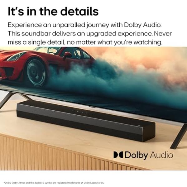 LG S20A 2.0 ch. Soundbar, Dolby Digital, TV Synergy, Wow Interface, DTS Digital Surround (New 2025 Model)