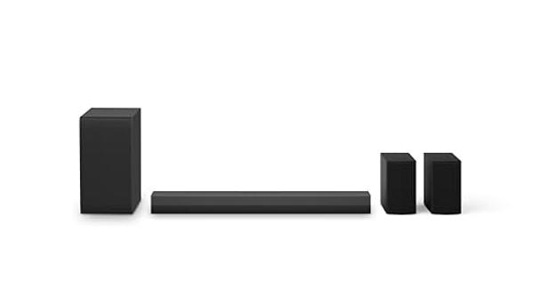 LG S40TR 4.1 ch. Home Theater Soundbar with Rear Surround Speakers and Wireless Subwoofer, Wow Interface, Dolby Audio, AI Sound Pro, 2024 Model, Amazon Exclusive