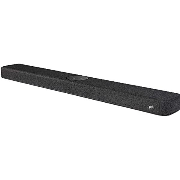 Polk Audio React Sound Bar, Dolby & DTS Virtual Surround Sound, Next Gen Alexa Voice Engine with Calling & Messaging Built-in, Expandable to 5.1 with Matching React Subwoofer & SR2