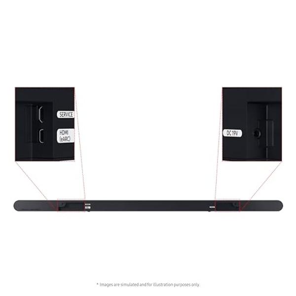 SAMSUNG S700D 3.1ch Soundbar w/Wireless Dolby Atmos Audio, Ultra Slim Design, Q-Symphony, SpaceFit Sound Pro, Adaptive Sound, Game Mode Pro, HW-S700D/ZA