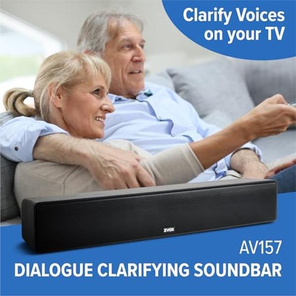 Sound Bars for TV 16-inch, Cinematic TV Sound Bar with Impactful Bass, Bluetooth Soundbar for TV with Remote Control, Wall Mountable TV Speakers Sound Bar Work with Traditional or 