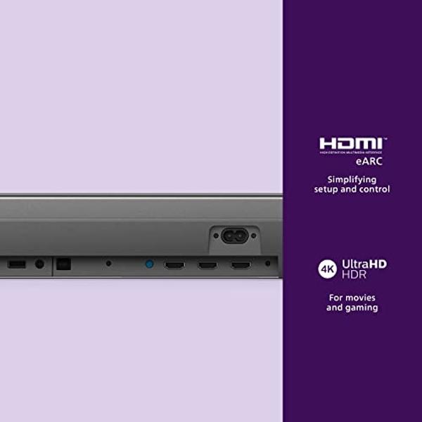 Philips B8905 Soundbar 3.1.2 with Wireless Subwoofer, Dolby Atmos, Compatible with DTS Play-Fi, Connects with Amazon Echo Devices and Voice Assistants, AirPlay 2 and BT Support, TA
