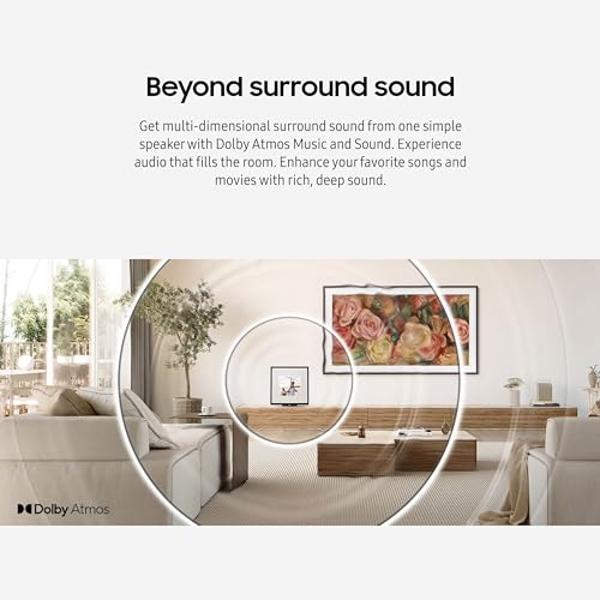 (Renewed) Samsung LS60D Music Frame Smart Speaker - HW-LS60D/ZA