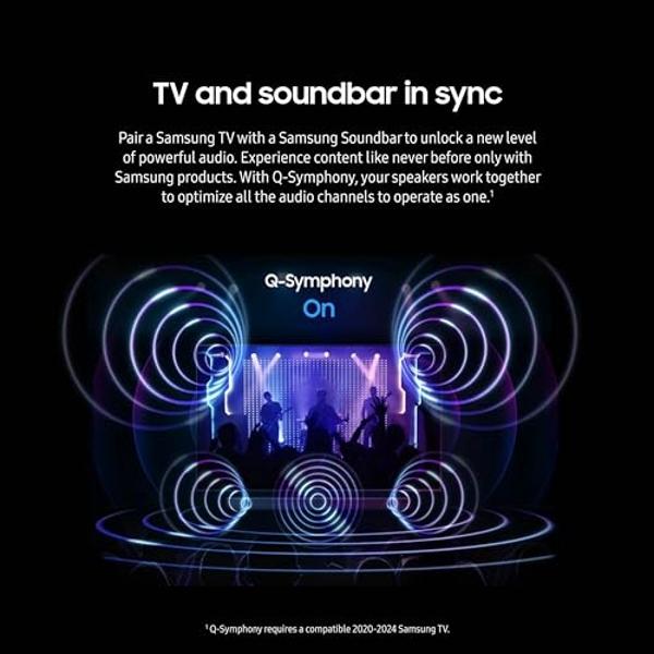 SAMSUNG Q800D 5.1.2ch Soundbar w/Wireless Dolby Atmos Audio, Q-Symphony, SpaceFit Sound Pro, Adaptive Sound, Game Mode Pro with Alexa Built-in, HW-Q800D/ZA