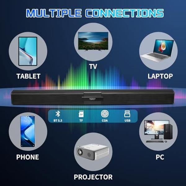 SAMSUNG HW-N300 2-Channel TV Mate Soundbar, Bluetooth Wireless, Built-in USB Port, Surround Sound Expansion, Booming Bass with a Built-in Woofer, Audio Remote App
