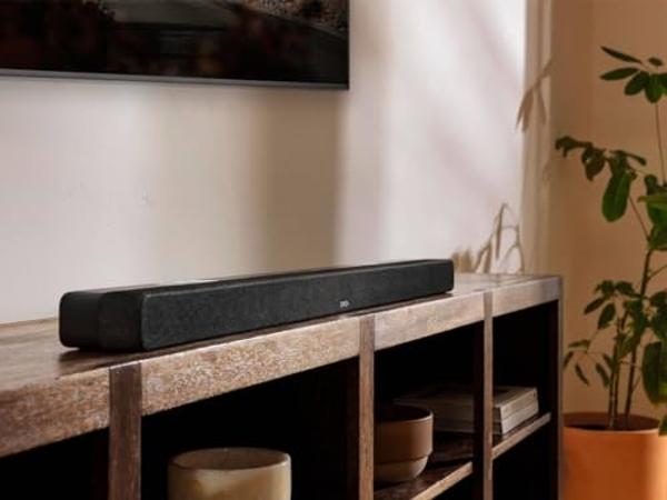 Denon DHT-S517 Sound Bar for TV with Wireless Subwoofer, 3D Surround Sound, Dolby Atmos, HDMI eARC Compatibility, Wireless Music Streaming via Bluetooth, Quick Setup, Wall-Mountabl