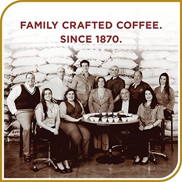 Don Francisco's Kona Blend Medium Roast Ground Coffee - Delicate Flavor for Drip, Pour Over, and French Press (18 oz Bag)