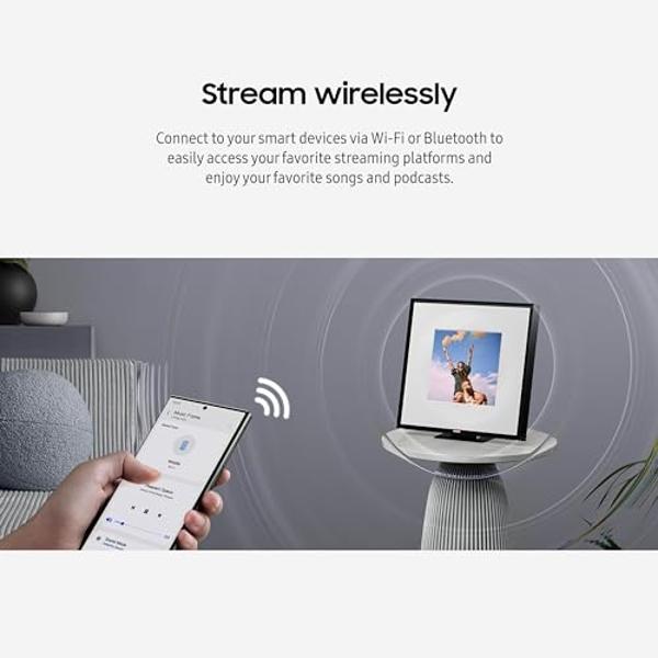 (Renewed) Samsung LS60D Music Frame Smart Speaker - HW-LS60D/ZA