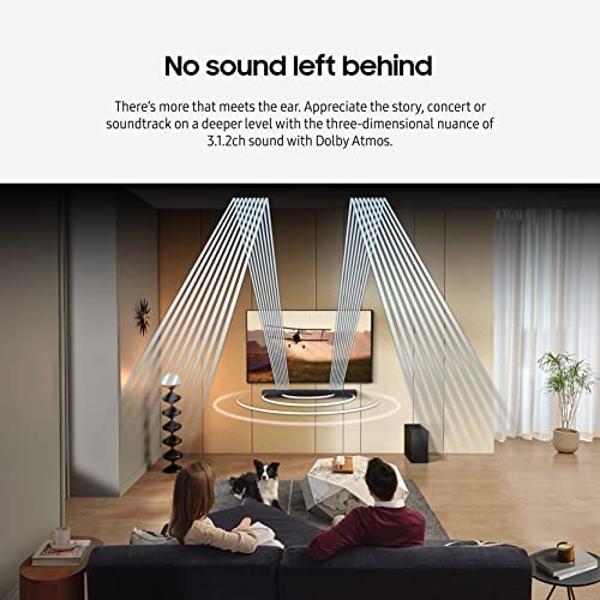 SAMSUNG HW-Q700C 3.1.2ch Soundbar w/Wireless Dolby Audio, Q-Symphony, SpaceFit Sound Pro, Adaptive Sound, Game Mode Pro, Airplay 2, Tap Sound, Chromecast and Alexa Built-in