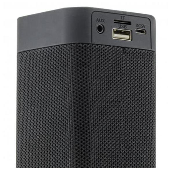 i.Sound ISound-6961 15-in. High-Performance Bluetooth Sound Bar and Speakerphone with FM Radio, Black