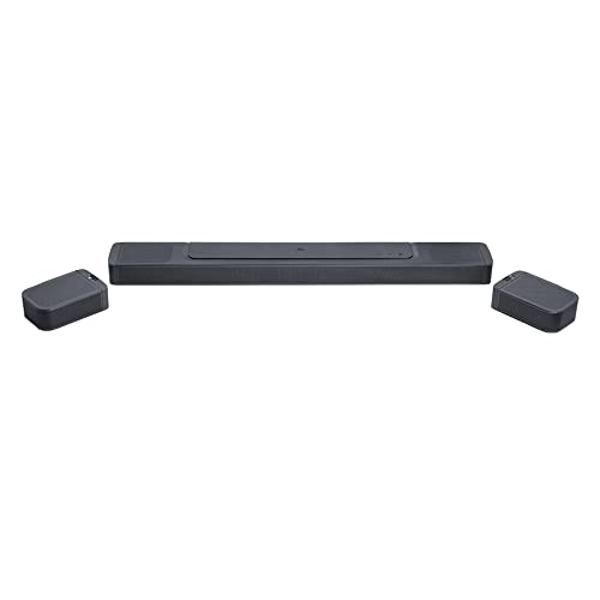 JBL BAR 1000 PRO 7.1.4 Soundbar with 10 in. Wireless Subwoofer Detachable Rear Speakers and 2m 8K Ultra High Speed HDMI Cable