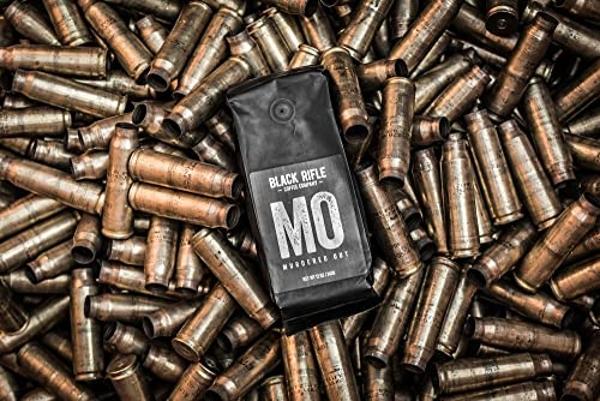 Black Rifle Coffee Company Murdered Out, Extra Dark Roast Ground Coffee, Columbian Roast With Bold Aroma and Smoky Flavors, Helps Support Veterans and First Responders, 12 Ounce Ba