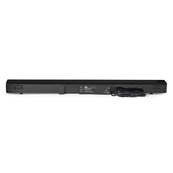 Pyle 2-Channel Tabletop Soundbar Digital Speaker System - Digital Amplifier with DSP Streaming Tabletop Stand Mount TV Digital System with AUX/Optical In/USB In/HDMI (ARC), LED Dis