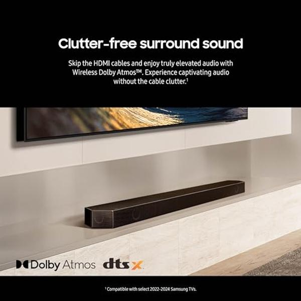 Samsung Q990D 5.1.2ch Soundbar w/Wireless Dolby Atmos Audio with Alexa Built-in, HW-Q990D/ZA (Renewed)