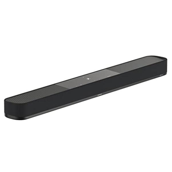Sennheiser AMBEO Soundbar Plus for TV and Music with Immersive 3D Surround Sound, Virtual 7.1.4 Speaker Setup, Built-in Dual Subwoofers, Advanced Streaming Connectivity, Night Mode