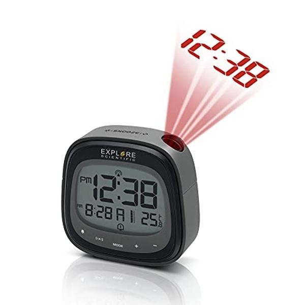 Explore Scientific Touch Key Radio Controlled Projection Clock