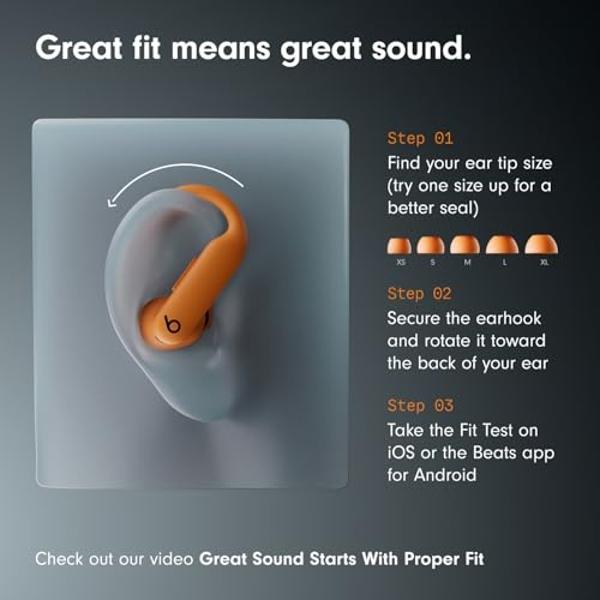 Beats Powerbeats Pro 2 Wireless Bluetooth Earbuds - Noise Cancelling, Heart Rate Monitor, IPX4, Up to 45H Battery & Charging Case, Works with Apple & Android - Quick Sand