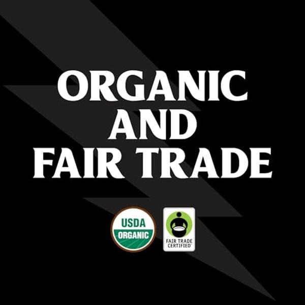 Death Wish Coffee Co., Organic and Fair Trade Espresso Roast Ground Coffee, 14 ounce (Pack of 1)