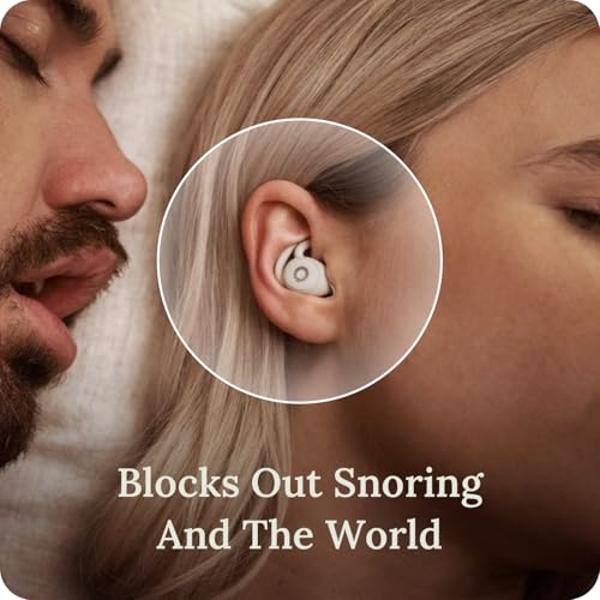 Ozlo Sleepbuds® | Comfortable Side Sleeper Headphones | Up to 10 Hours of Bluetooth LE Streaming | Science-Backed Sleep Sounds | Snore Blocking Comfortable Earbuds