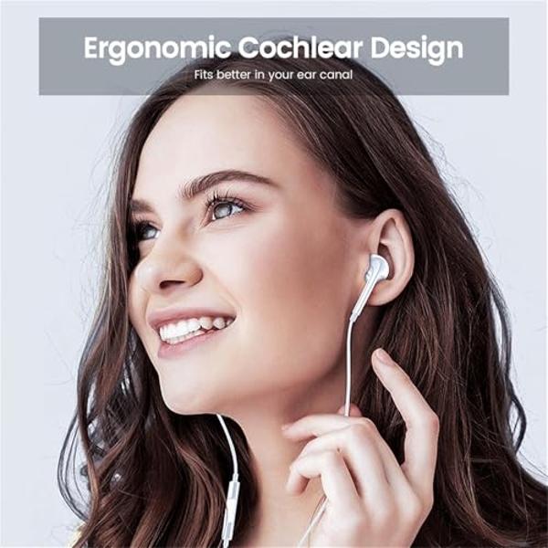 2 Pack USB C Headphones for iPhone 16, Type C Earbuds Wired Earbuds with Microphone & Remote Control Noise Cancelling Earphones, Compatible with iPhone 16 Pro Max, iPad Pro, Most U