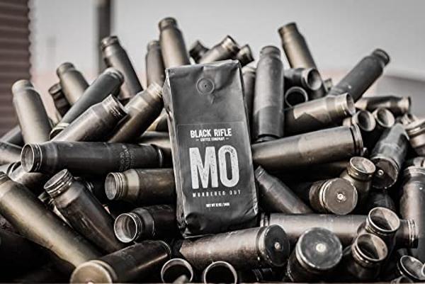 Black Rifle Coffee Company Murdered Out, Extra Dark Roast Ground Coffee, Columbian Roast With Bold Aroma and Smoky Flavors, Helps Support Veterans and First Responders, 12 Ounce Ba