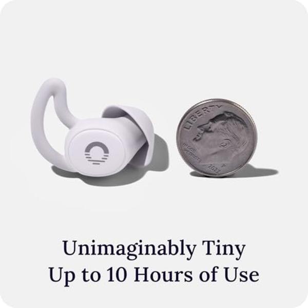 Ozlo Sleepbuds® | Comfortable Side Sleeper Headphones | Up to 10 Hours of Bluetooth LE Streaming | Science-Backed Sleep Sounds | Snore Blocking Comfortable Earbuds
