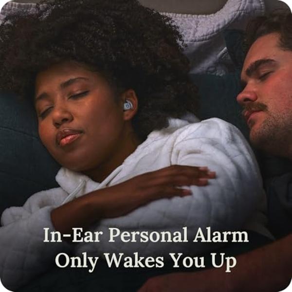 Ozlo Sleepbuds® | Comfortable Side Sleeper Headphones | Up to 10 Hours of Bluetooth LE Streaming | Science-Backed Sleep Sounds | Snore Blocking Comfortable Earbuds
