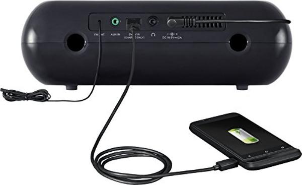 Sangean RCR-20 FM-RDS (RBDS) AM/Bluetooth/Aux-in/USB Charging Digital Tuning Clock Radio (Renewed)