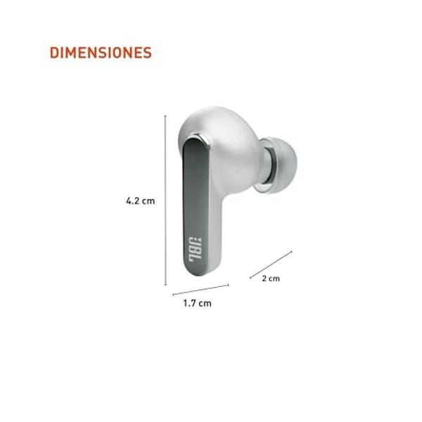 JBL Live Pro 2 - True Wireless Noise Cancelling Earbuds, up to 40 Hours of Playback with Wireless Charging, 6 mics for Perfect Calls, Touch & Voice Control, IPX5 Water Resistant (S