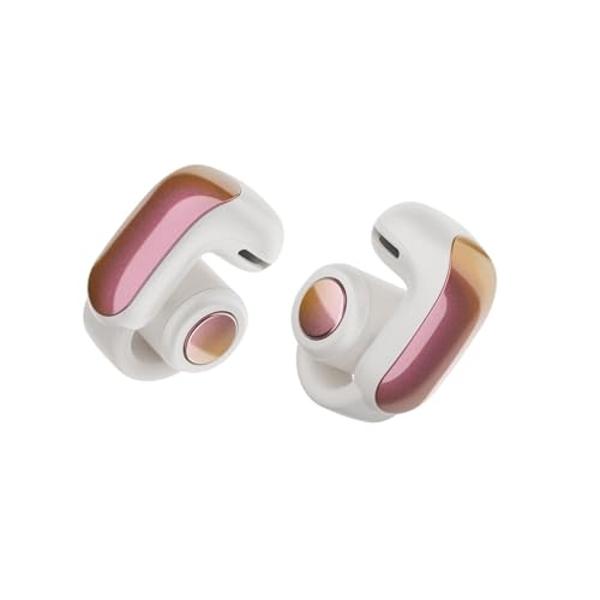 Bose Ultra Open Bluetooth Earbuds, True Wireless Earbuds with OpenAudio for Awareness, Clip On Design for Comfort, Immersive Audio, Up to 48 Hrs of Playtime, Sunset Iridescent - Li