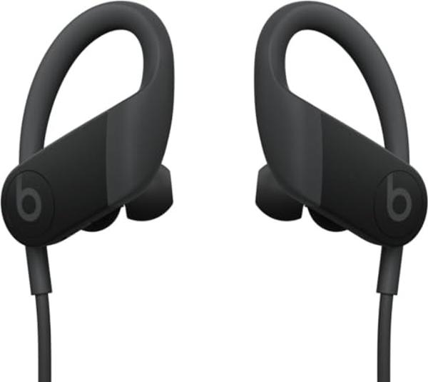 Powerbeats High-Performance Wireless Bluetooth Headphones - Black - MWNV2LL/A (Renewed)